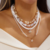 Boho Festival Layered Necklace Set for Women Starfish Y Lariat Drop Deep V Choker Summer Beach Vacation Jewelry Gift - Image 10