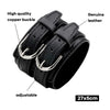 Male Leather Bracelet Friendship Big Wide Bracelet for Men Buckle Adjustable Vintage Punk Jewelry - Image 5
