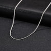 2mm Casual Stainless Steel Cuban Chain Necklace for Men,Hip Hop Punk Silver Color Metal Chain Link Layers Collars Jewelry - Image 5