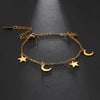 Stainless Steel Tiny Heart Charms Anklet Girl Summer Beach Dainty Moon Star Dangles Bohem Cute Ankle - Image 9