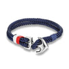 Anchor Bracelets Men Double strand Nautical Surfer Rope Bracelet Women Black Stainless Steel Sport Buckle - Image 16