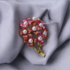 Enamel Flower Brooches for Women Unisex Pearl Plant Pins Banquet Party Backpack Gifts Jewelry Accessories - Image 16