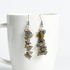 Chip Stone Crystal Earrings Raw Gemstone Amethyst Lapis Lazuli Tiger's Eye Rose Quartz Chakra Earring - Image 20