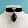 Gothic Vampire Cameo Pendant Choker Velvet Necklace for Women Pagan Witchcraft Jewelry Female Gifts Creative Punk Choker - Image 20