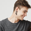 Boniskiss Zorro Earrings for Men Dangle Earrings Ring Stainless Steel Roronoa Anime Cosplay for Men Desirable Gift - Image 5
