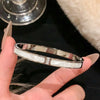 Open Stainless Steel Bangle with Decorative Stone Details in Multiple Styles - Image 16