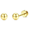 1Pair Flat Back Earrings for Women Steel Earrings Hoop Stud Cartilage Tragus Piercings - Image 34