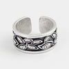 Retro Devils Eyes Ring For Men Silver Color Punk Gothic Adjustable Cuff Ring Rock HipHop Handmade Jewelry Accessories Man Gift - Image 7