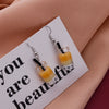 Summer Sweet Resin Drink Cup Dangle Earrings for Women Girl Kids Popsicle Beer Milk Tea Ice Cream Drop Earrings - Image 17