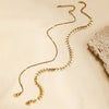A retro and unique jewelry women's anklets with wheat ear double chains, suitable for both men and women. A gift for mom and gir - Image 2