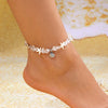 Gravel Bead Shell Pendant Anklets for Women Boho Starfish Turtle Crush Stone Bracelet on the Leg Barefoot Sandal Jewelry - Image 8