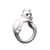 Cute Cat and Mouse Shape Open Ring for Women Antique Silver Color Modern Girls Finger Accessories Hip Hop Party Jewelry - Image 21