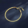 Stylish Simple Double Snake Chain Stainless Steel Female Anklet Timeless Gold Colour Female Anklet Jewelry - Image 3