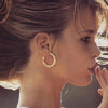 Large Chunky Stainless Steel Hoop Earrings 30mm 40mm 50mm - Image 5