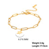 Bracelets Of Women Silver Color Stainless Steel Double Moon Chain Star Beads Bangles Minimalist Female Jewelry Accessories - Image 17