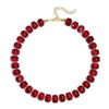 Colorful Resin Bead Necklace with Chunky Cylindrical Beads - Image 30