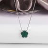 7 colors classic simple five-leaf flower pendant necklace stones clover Choker Chain for women party daily wear jewelry - Image 23