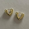 Smooth Star Zircon Hoop Earrings for Women Girls Metal Chunky Sun Rhinestone Ear Buckle Punk Y2K Jewelry - Image 10