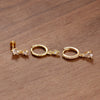 Three-Piece Rhombus Pendant Hoop Earring Set in Gold-Tone or Silver-Tone - Image 12