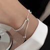 Silver Beautiful Bead Bracelets For Women Korean Adjustable Bead Bracelet Jewelry - Image 1
