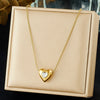 316L Stainless Steel Simple Versatile Zircon Geometry Flowers Bowknot Series Pendant Necklace Lady Classic Charm Jewelry - Image 26