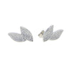 Natural Design Jewelry Full Paved Cubic Zirconia CZ Bloom Flower Sparking Bling Earring For Women Girl - Image 22