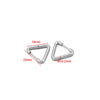 10pcs Gold Plated Geometric Shaped Hoop Earrings Stainless Steel Women Jewelry Men Square Earring Punk Gifts Bulk - Image 7