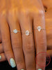 Silver Round Oval Water Drop Shape Zircon Chain Adjustable Ring For Women Anniversary Hight Quality Jewelry - Image 1