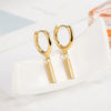 Silver Hoop Earrings Clip Golden Bowtie Ribbon Small Cute For Women Girl Gift Jewelry - Image 23