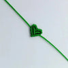 Braided Heart Rope Bracelet Adjustable in Many Colors - Image 23