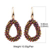 Shiny Beads Crystal Drop Earring Statement Jewelry Wedding Party Dangle Earring For Women Christmas Gift Jewelry - Image 6