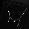 Silver Zircon Star Charms Necklace For Women Choker Elegant Gold Plated O-Chain Necklace Wedding Jewelry - Image 7