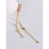 Stainless Steel Natural Freshwater Pearls Link Chain Handmade Necklace Pvd Plated Jewelry Accessories Gift - Image 6