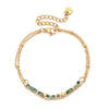 Thin Boho Gold Pvd Plated Stainless Steel Chain Bracelets for Women Charm Lapis Lazuli Turquoise Stone Jewelry Gift - Image 7
