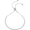 Gold Plated Cubic Zirconia Classic Tennis Bracelet for Women Adjustable Slider Gift For Women Bracelet for Women - Image 3
