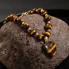 Stone Bead Heart Pendant Necklace for Women Frence Vintage Beads Chain Necklace Party Jewelry Gifts - Image 7