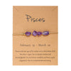 12 Zodiac Signs Woven Card Paper Bracelet for Women Men Minimalist Stone Handmade Braided Bracelet Friendship Jewelry - Image 11