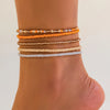 Boho Anklet Foot Multilayer Pearl Chain Summer Bracelet Charm Anklet Sandals Barefoot Beach Vacation Foot Bridal Jewelry - Image 7