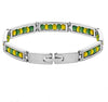 GD Religious Stainless Steel South Africa Bracelet Green And Yellow Color Orula Hidden Bracelet Yellow Beads Unisex Bangle - Image 9