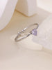 Zircon Heart Birthstone Rings For Women Stainless Steel Gold Color Birthstone Ring Aesthetic Wedding Jewelry Gift - Image 14