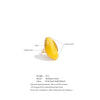 Stainless Steel Multi-Color Resin Adjustable Ring Pvd Style Y2K Attractive Finger Jewelry - Image 6