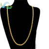 Stainless Steel Layered Chain Necklace with Rope or Box Chain Styles and 40 cm to 60 cm Length Options - Image 17