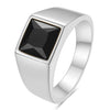 Big Square Cut Stone Signet Ring Large Colour Quartz Cocktail Ring For Women Men Jewelry Party Gifts - Image 11