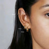 Minimalist Huggie Hoop Earrings in Stainless Steel 6mm to 14mm - Image 5