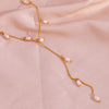 Freshwater Pearl Tassel Y-shaped Clavicle Necklaces Stainless Steel Jewelry On The Neck Accessories For Women - Image 9