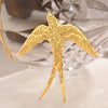 Aomogo Stainless Steel Broochs Personality Pin Designs Drawing Swallow Brooch For Women Jewelry Banquet Creative Gifts - Image 4