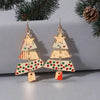 Vintage Metal Christmas Tree Long Drop Earrings for Women Girls Holiday Party Jewelry Acccessories Christmas Gifts - Image 1