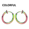 1/16 Pairs Magnetic Stud Earrings Men Stainless Steel Non-Piercing Cross Dangle Hoop Earrings Unisex CZ Magnet Clip on Earring - Image 8