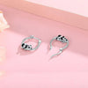 Ventfille Silver Color Panda Earring for Women Girl Gift Lovely Cartoon Animal Jewelry - Image 4