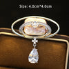 Design Crystal Flower Basket Snowflake Brooches for Women Maple Leaf Animal Corsage Coat Suit Accessories Pins - Image 18
